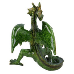 AB Tools Standing Dragon Set Of 3 Resin Fantasy Sculpture Statue Home Ornament Figurine - thumbnail 3
