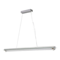 Luminosa Lighting Luminosa Tube Pendant 36W Led 4000K Polished Chrome/mirror / Sand Diamond, 2800Lm, 3Yrs Warranty