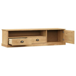 Berkfield Tv Cabinet Vigo 156X40X40 Cm Solid Wood Pine - thumbnail 4