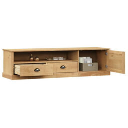 Berkfield Tv Cabinet Vigo 156X40X40 Cm Solid Wood Pine - thumbnail 3