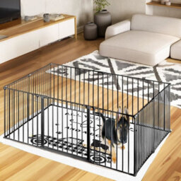 Bettacare Pet Pen With Mat, Pentagon, 5 X 72Cm, Black, 70Cm High - thumbnail 3
