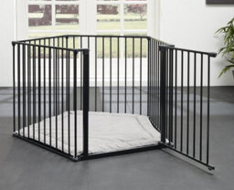 Bettacare Pet Pen With Mat, Pentagon, 5 X 72Cm, Black, 70Cm High - thumbnail 7