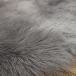 Sheepskin Silver Animal Modern Abstract Shaggy Hand Made Rug For Living Room Bedroom & Dining Room-60Cm X 90Cm (Single) - thumbnail 5
