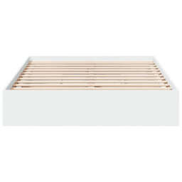 Berkfield Bed Frame With Drawers Without Mattress White 140X200 Cm - thumbnail 4