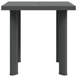 Vidaxl Garden Table Anthracite 80X75X72 Cm Plastic - thumbnail 6