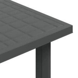 Vidaxl Garden Table Anthracite 80X75X72 Cm Plastic - thumbnail 8
