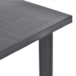 Vidaxl Garden Table Anthracite 80X75X72 Cm Plastic - thumbnail 3