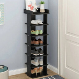 7-Tier Slim Wooden Shoe Rack Storage Shelf Organiser - thumbnail 4