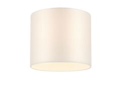 GoodHome Kpezin Cream Fabric Dyed Circular Light Shade (D)15Cm - thumbnail 3