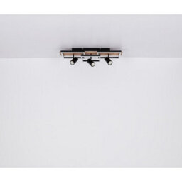 Luminosa Lighting Luminosa Kassu 72X27Cm Integrated Led Semi Flush Ceiling Light Matt Black 3X Led 3000K - thumbnail 8