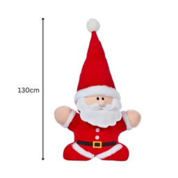 Santa Claus Soft Plush Christmas Decoration - 130Cm - thumbnail 2