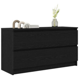 Berkfield Tv Cabinet Black 100X35X54 Cm Engineered Wood - thumbnail 4