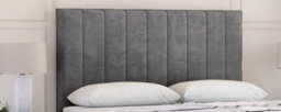 "Sloomy 4Ft6  Kansas Divan Bed Base Steel Plush ,no Drawers & 26"" Struts Headboard - Double"