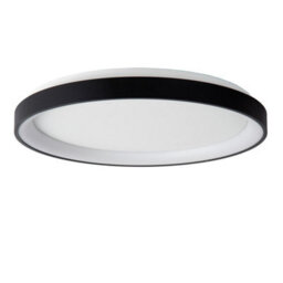 Lucide Vidal Modern Flush Ceiling Light 48Cm - Led Dim. - 1X38W 2700K - Black - thumbnail 3