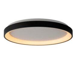 Lucide Vidal Modern Flush Ceiling Light 48Cm - Led Dim. - 1X38W 2700K - Black - thumbnail 2