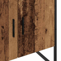 Berkfield Bathroom Sink Cabinet Old Wood 60X33X60 Cm Engineered Wood - thumbnail 9