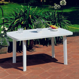 Urbn-Living Urbnliving 72Cm Height Large Rectangle Collapsible Garden Table Plastic Patio Deck Furniture Outdoor - thumbnail 1