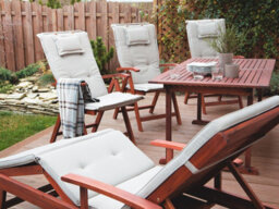 Beliani Set Of 6 Back/seat Cushions Java/amantea 50 X 70 Cm Taupe - thumbnail 2