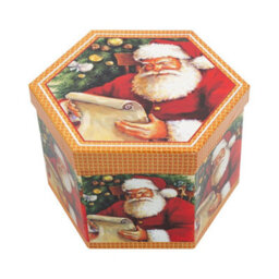 The Christmas Workshop 71560 Set Of 14 Red & Green Coloured Classic Santa Design Christmas Baubles  - thumbnail 8