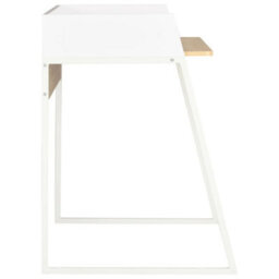Berkfield Desk White And Oak 90X60X88 Cm - thumbnail 3