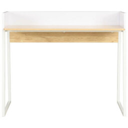 Berkfield Desk White And Oak 90X60X88 Cm - thumbnail 2