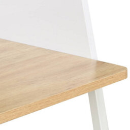 Berkfield Desk White And Oak 90X60X88 Cm - thumbnail 6