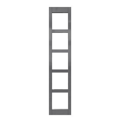 GoodHome Garcinia Gloss Anthracite Tall Wine Rack Fascia, (H)715mm(W)147mm - image 1