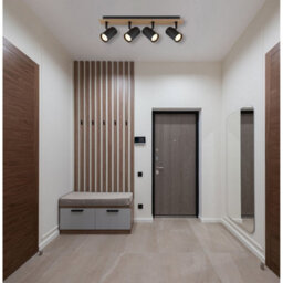 Luminosa Lighting Luminosa Linca Ceiling Spotlight Bar Matt Black 4X Gu10 - thumbnail 5