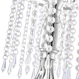 Thehotsale Wedding Table Centerpiece Metal And Crystal Vase In Silver - thumbnail 7
