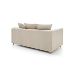 Abakus Direct Chicago Velvet 2 Seater Sofa In Cream - thumbnail 3