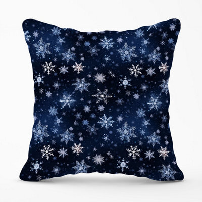 Warren Reed Designer Dreamy And Magical Snowflake Outdoor Cushion 45Cm X 45Cm - image 1
