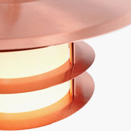 Pacific Lifestyle Copper Fisherman Garden Wall Light Outdoor Retro Opaque Glass Wall Lantern - thumbnail 7