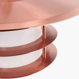 Pacific Lifestyle Copper Fisherman Garden Wall Light Outdoor Retro Opaque Glass Wall Lantern - thumbnail 6