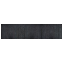 Berkfield Rug Rectangular Grey 70X300 Cm Bamboo - thumbnail 2