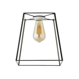 Valuelights Susie Glass Lantern Black Case Easy Fit Lamp Shade (D)18Cm - thumbnail 6