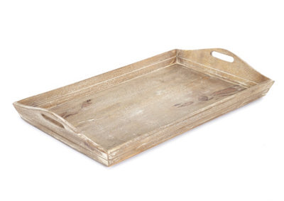 Elm Home And Garden Solid Mango Wood Serving Decorative Coffee Table Try Fully Assembled 10Cm High X 70Cm Wide X 45Cm Deep - image 1