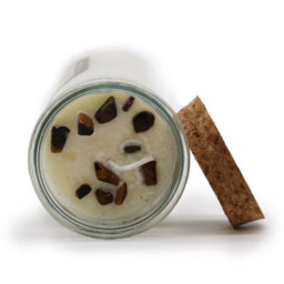 Confidence Boosting Soy Candle With Tiger Eye - thumbnail 4
