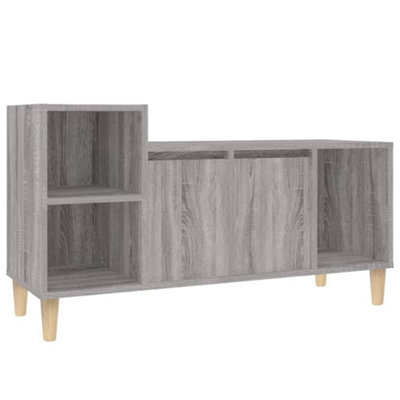 Berkfield Classic Tv Cabinet Grey Sonoma 100X35X55 Cm Engineered Wood - image 1