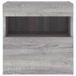 Berkfield Tv Wall Cabinet With Led Lights Grey Sonoma 40X30X40 Cm - thumbnail 9