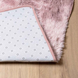 Vidaxl Shaggy Rug High Pile Navarra Dusty Pink 200X200 Cm Polyester - thumbnail 6