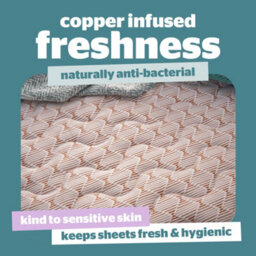 Silentnight Restore Cooling Copper Extra Full Mattress Protector Single - thumbnail 4