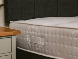 Divan Base Direct Knightsbridge Deluxe 1000 Pocket Sprung Divan Bed Set 2Ft6 Small Single 2 Drawers Side - Naples Slate - thumbnail 2