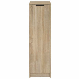 Berkfield Sturdy Shoe Cabinet Sonoma Oak 30X35X100 Cm Engineered Wood - thumbnail 5