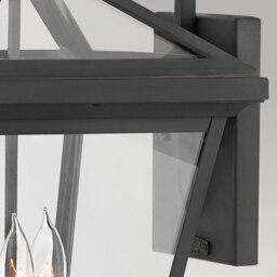 Luminosa Lighting Luminosa Hinkley Alford Place Outdoor Wall Lantern Museum Black, Ip44 - thumbnail 5