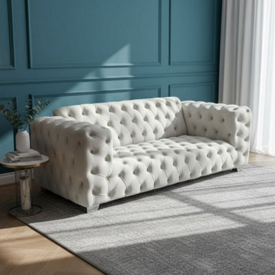 Stratus Interiors Ashley Corner Sofa Chesterfield Scatter Back - Full Back (Larger) - 3 Seater - image 1
