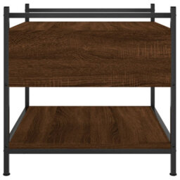 Berkfield Stylish Coffee Table Brown Oak 50X50X50 Cm Engineered Wood - thumbnail 7