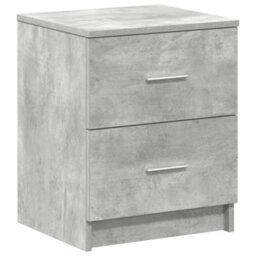 Berkfield Bedside Cabinets 2 Pcs With 2 Drawers Concrete Grey 40X36X50 Cm - thumbnail 6