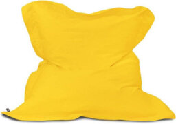 rucomfy Beanbags Rucomfy Indoor Or Outdoor Adults Water Resistant Giant Squarbie - Yellow Beanbag Lounger - thumbnail 2