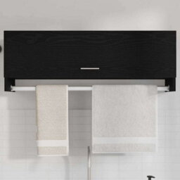 Walplus Wardrobe With Storage Black 100 X 32.5 X 35 Cm Engineered Wood - thumbnail 5