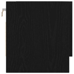 Walplus Wardrobe With Storage Black 100 X 32.5 X 35 Cm Engineered Wood - thumbnail 9
